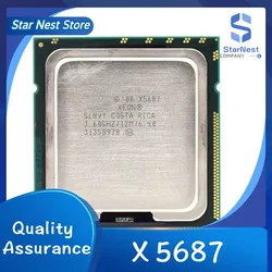 Processore cpu Xeon X5687 3.6GHz Quad Core LGA 1366