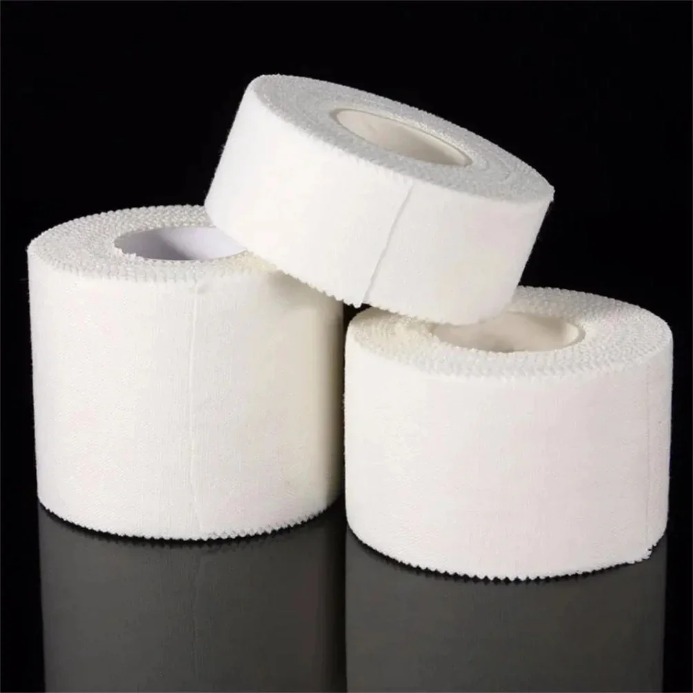 Ruban adhésif médical en coton imperméable de qualité supérieure, 12.5mm, 25mm, 50mm, rouleau de ruban adhésif de sport, physio, bandage musculaire élastique, ruban de blessure