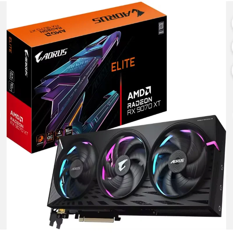 ЛУЧШЕЕ ПРЕДЛОЖЕНИЕ для видеокарточек Gigabytes AORUS Radeon RX 9070 XT Elites 16G — 16 ГБ