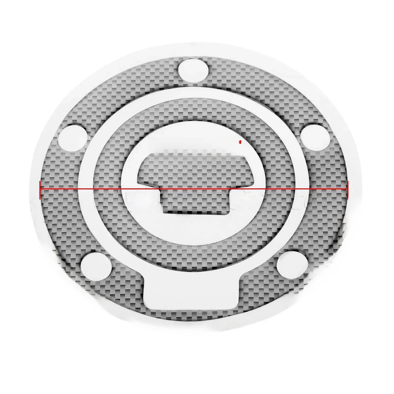 Tampon de Protection Précieux pour Bouchon de Carburant de Moto, Autocollants pour Yamaha YZF R6 R6 FJRlingFZ1S FZ8 FAZER 8 FZ6S FZ6N XJ6 FZ6R, 1 Pièce