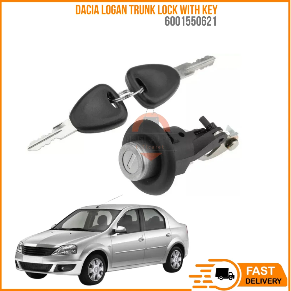 

For DACIA LOGAN TRUNK LOCK WITH KEY OEM 6001550621 super quality fast delivery reasonable price