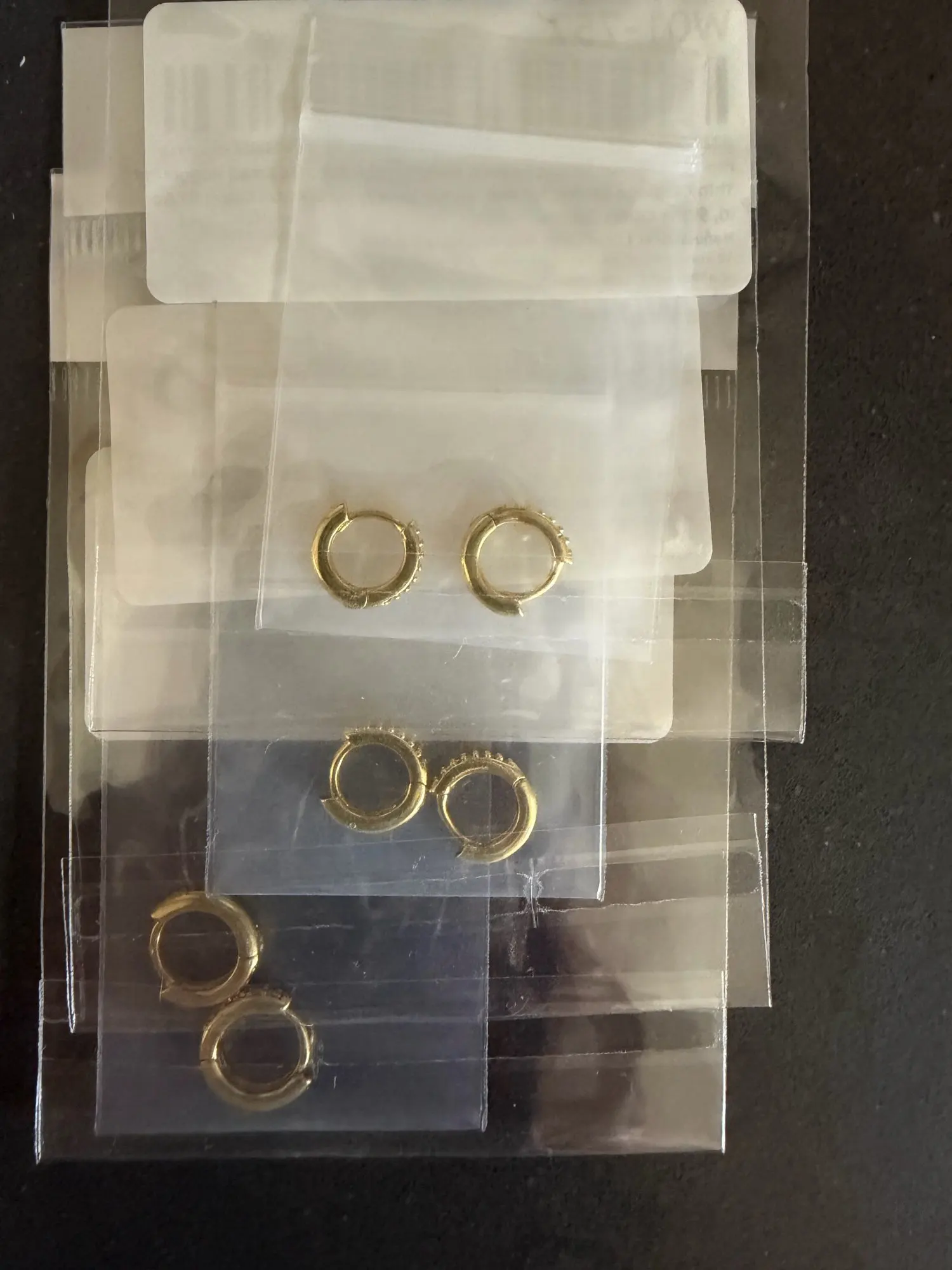 Fashion CZ Zircon U-Shape Huggie Hoop Earrings for Women photo review