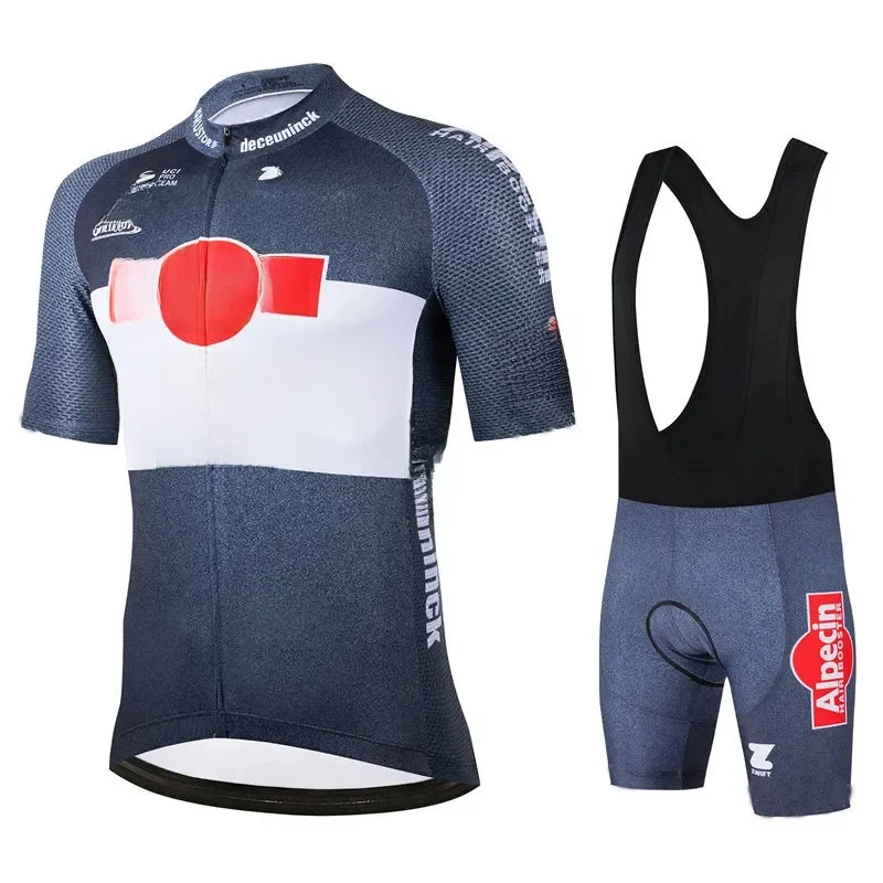AliExpress NONE 2025 Alpecin Pro Team New Bicycle Short Sleeve Maillot Ciclismo Summer Breathable Cycling Clothing Sets Men Cycling Jersey Suit