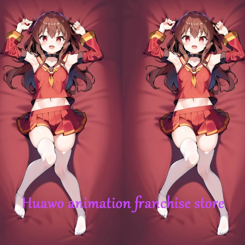 

Anime Dakimakura Pillow Megumin 2-Side Print Pillowcase Hugging Body Cushion Cover Otaku Waifuristmas Decoration 2023