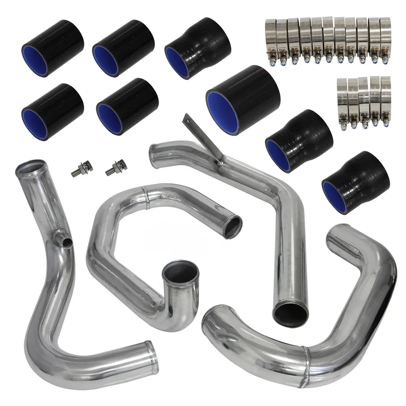 Upgrade Front Mount Intercooler Piping Past Voor VW Jetta Golf MK4 1.8L Turbo 98-05 Rood/Blauw/zwart - afbeelding 2