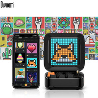Divoom Ditoo Alarm Clock DIY LED Display Board Retro Pixel Art Bluetooth Portable Speaker , Birthday Gift Home Decoration