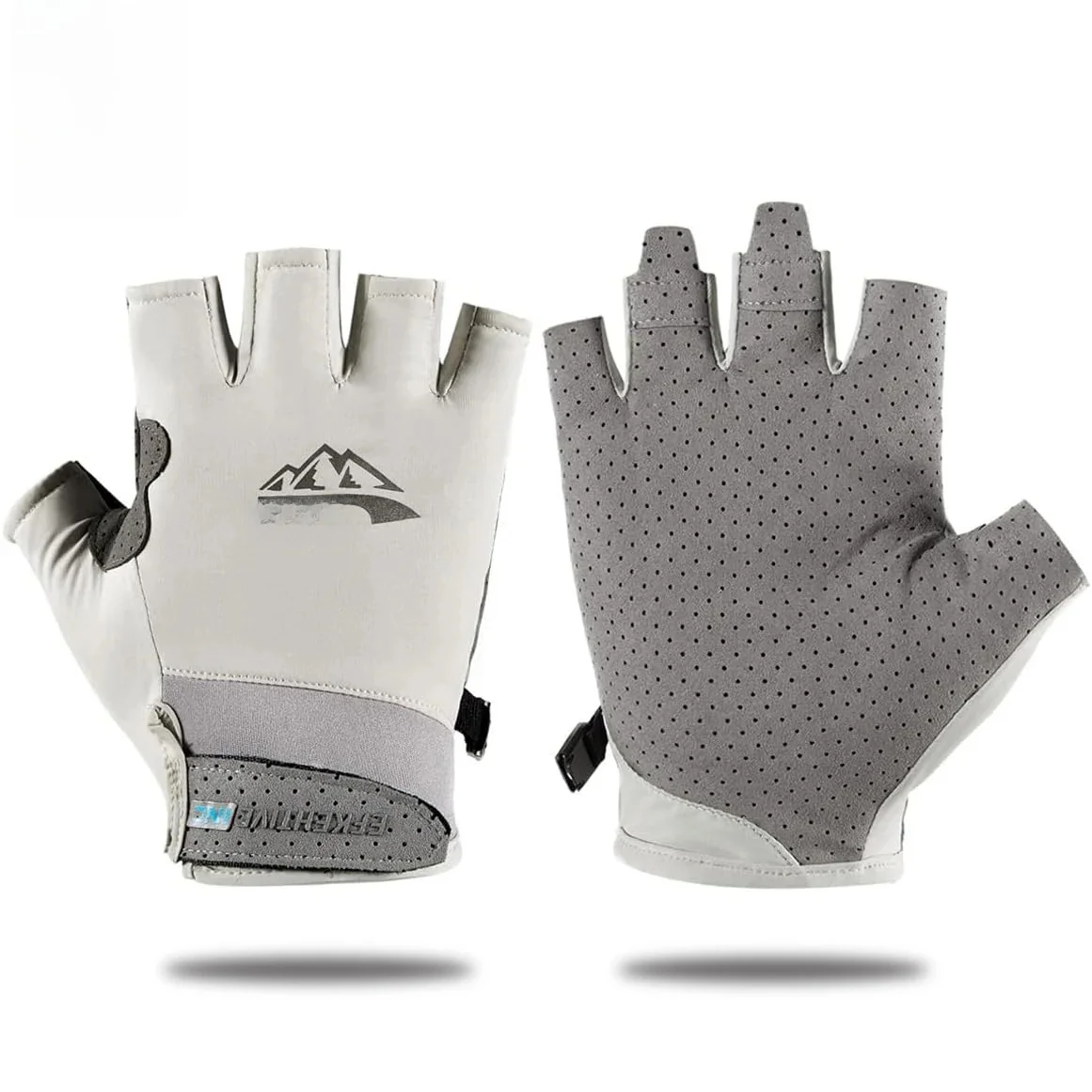 AliExpress Premium Fishing Gloves - UV Protection, Breathable Mesh & Non-Slip Grip for All-Day Comfort,for Cycling,Hiking,Camping