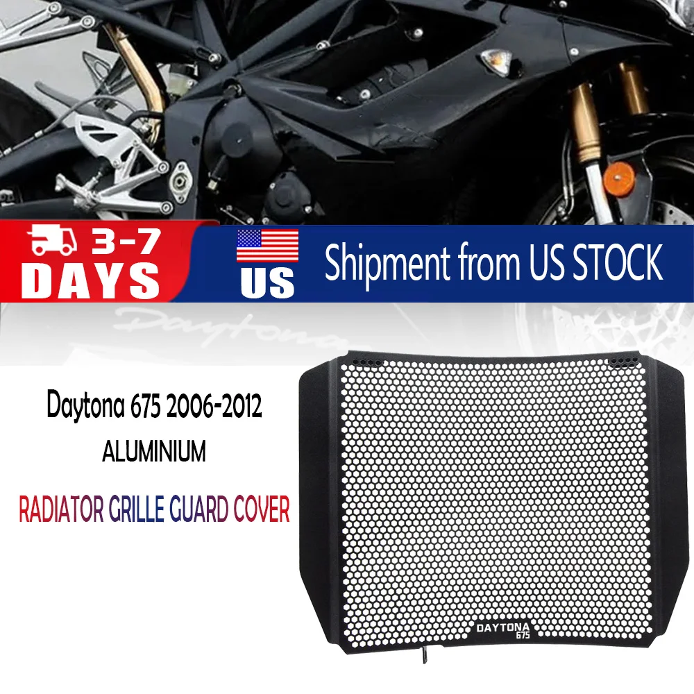 Radiator Grille Guard Cover For Daytona675R Daytona 675 675R 2006 2007 2008 2009 2010 2011 2012 2013 2014 2015 2016 2017 2018