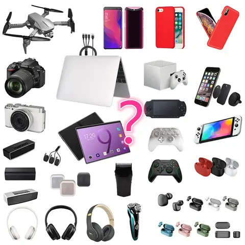 New Random Tech Mystery Box Luck Bag - Electronic Gadgets for Birthday Gifts
