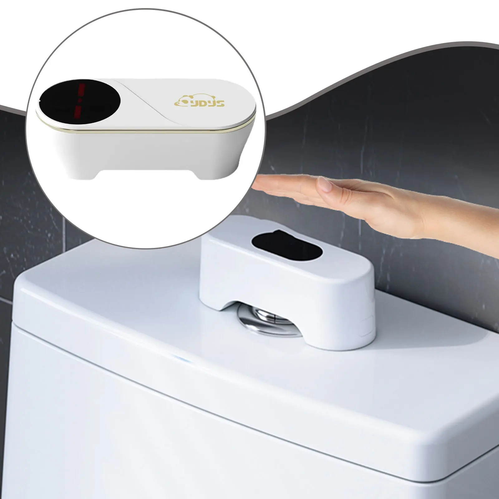 

Touchless smart Toilet Flush Sensors Smart Infrared Sensors Flush Waterproof Auto Flusher Bathroom Accessories Hotel Restaurant