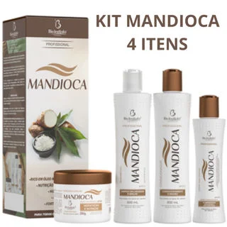 Kit Mandioca Restauração e Hidratação dos Cabelos da Bio Instinto