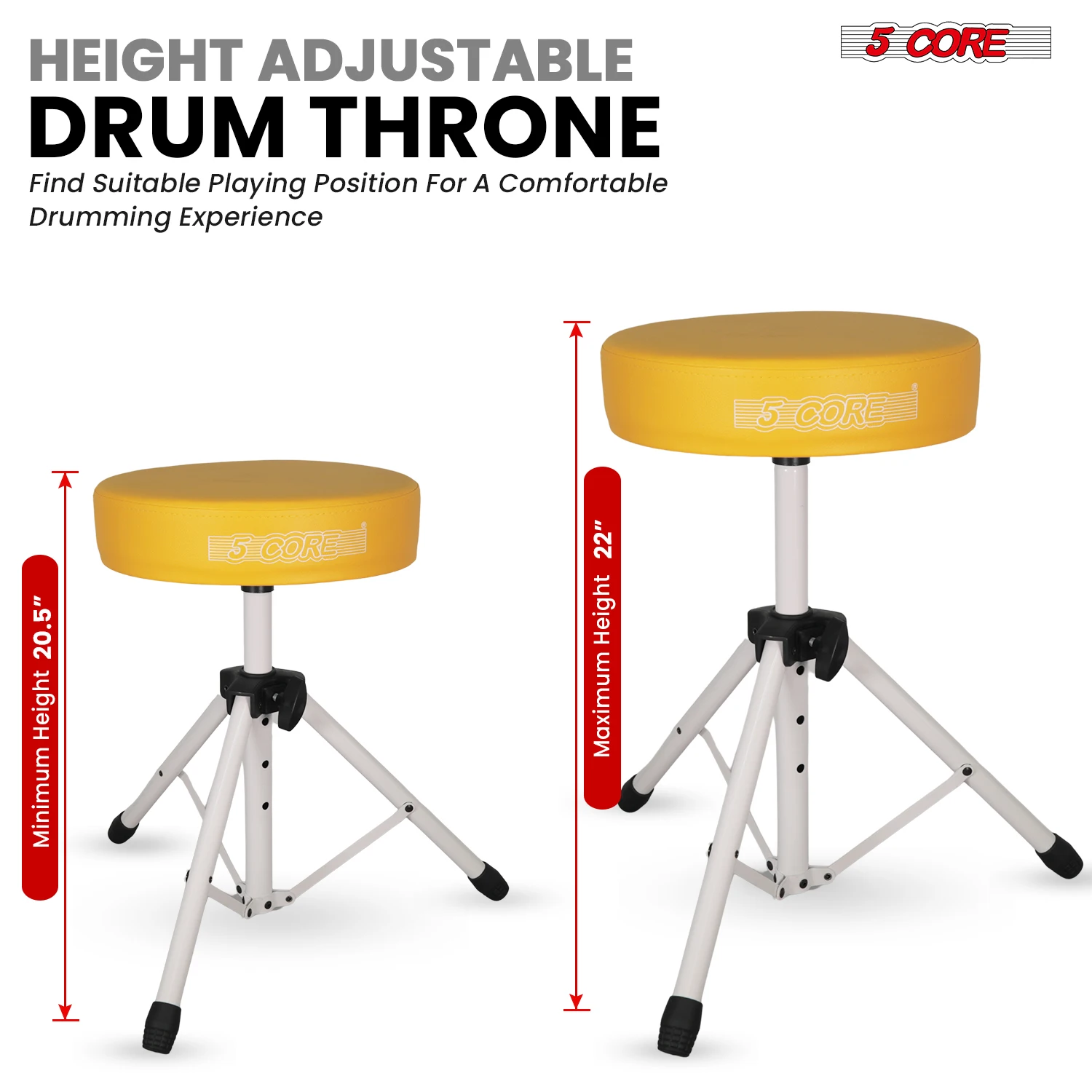 5 Core Drum Throne 3