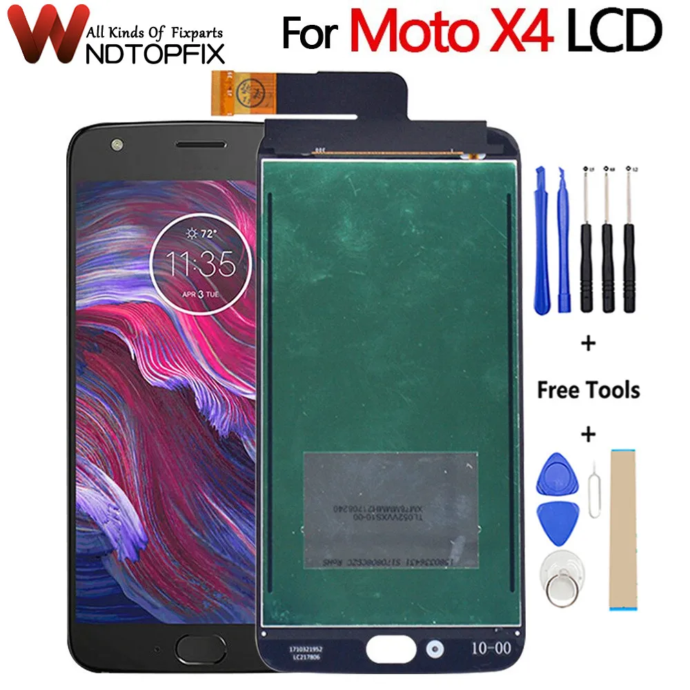 

5.2" For Motorola Moto X4 Display XT1900 XT1900-1 XT1900-4 XT1900-7 LCD Display Touch Screen Digitizer For Moto X4 LCD Screen