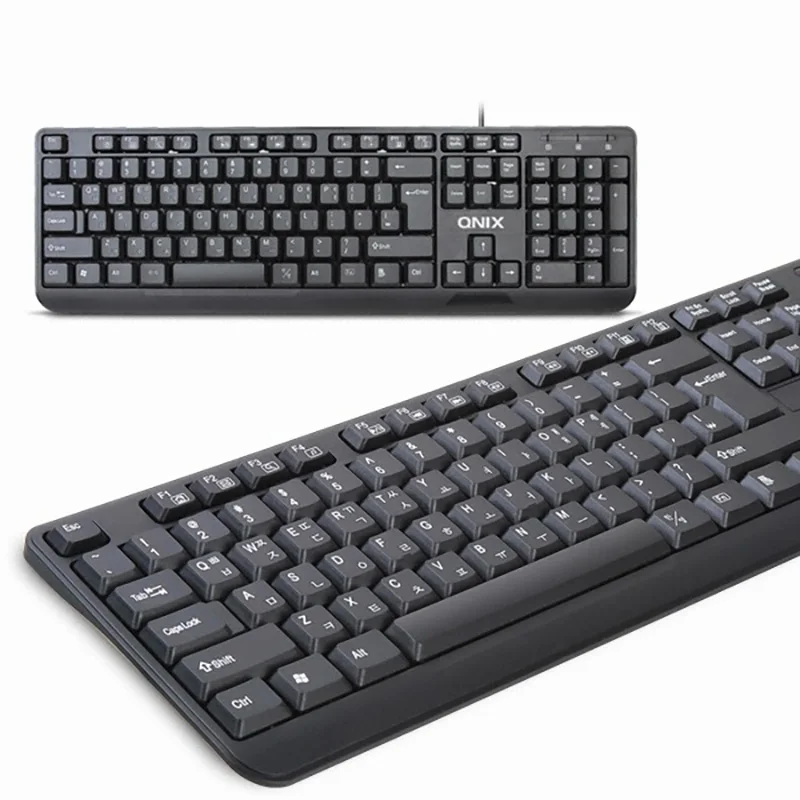 WIreline Keyboard 104 keys USB interface membrane office keyboard life waterproof height adjustable QK-3000U