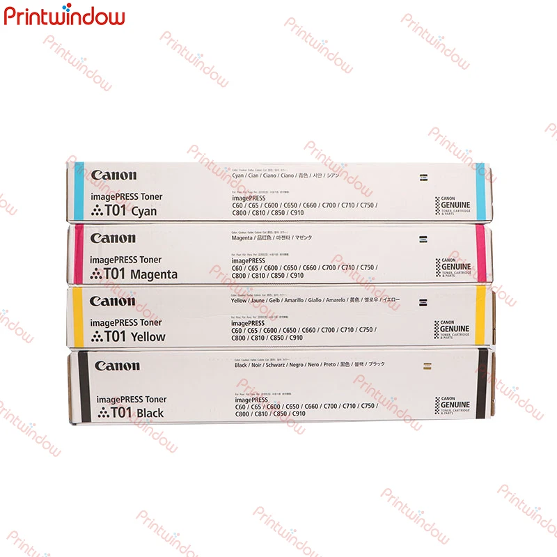 T01 Toner 1Set 4PCS New Original CMYK Toner for Canon ImagePress C60 C65 C600 C650 C660 C700 C710 C750 C800 C810 C850 C910