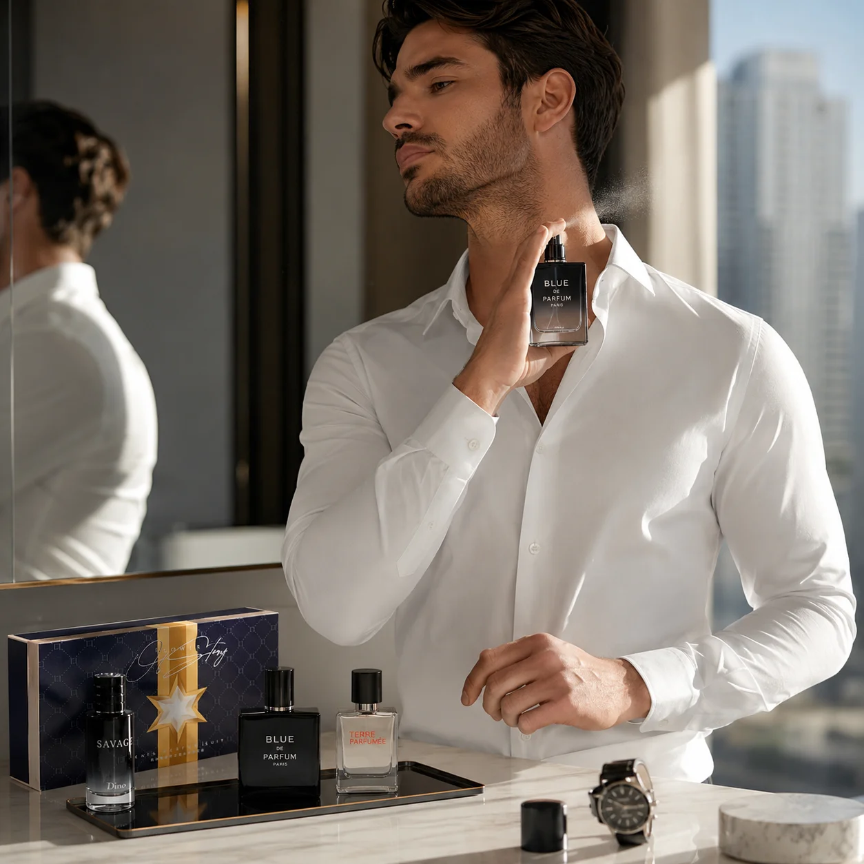 Men’s Perfume Set 4-Piece, 25  - The Collection Perfume Fragrance review and price