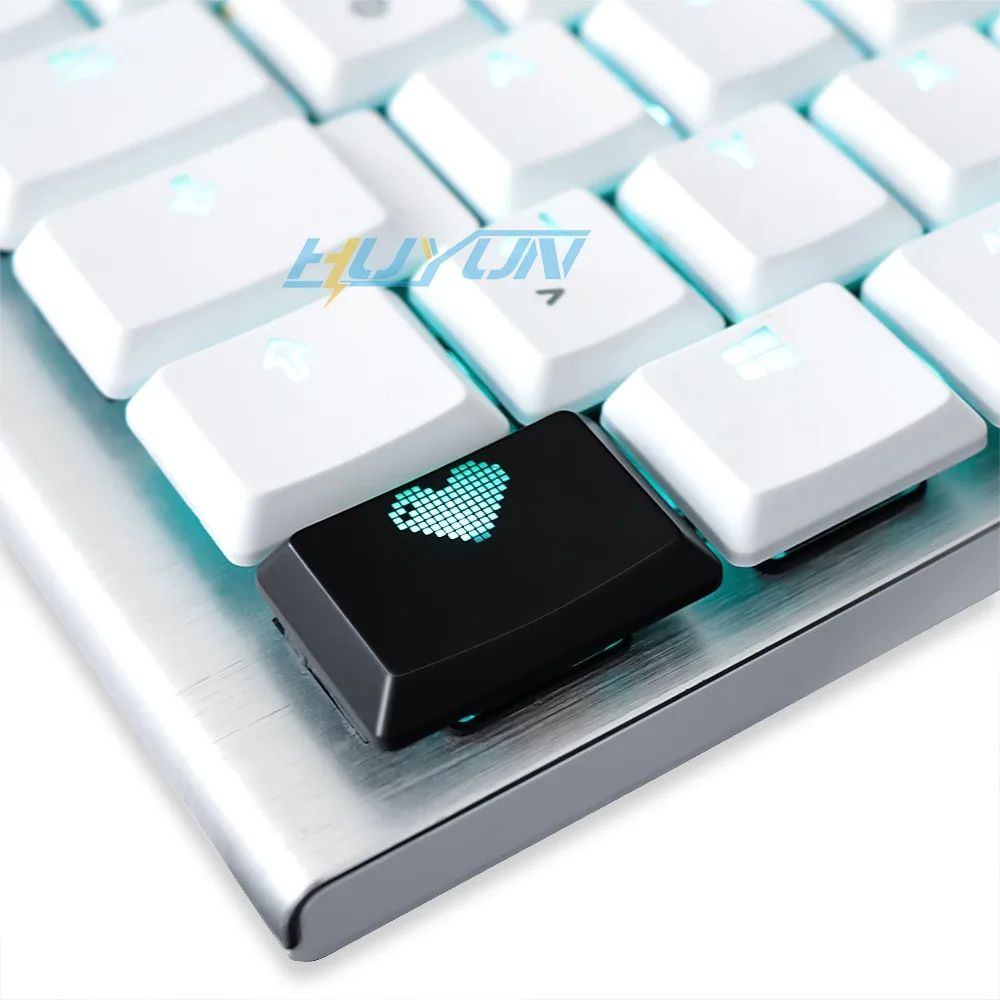 Heart Key for Logit.ech G813 G815 G913 G915 RGB Keyboard Replacement Custom Heart Keycaps