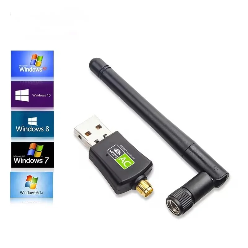 محول واي فاي USB 2.0 ثنائي النطاق 600 ميجا بت في الثانية 2.4 جيجا 5.8 جيجا كوب KP-AW161 #3