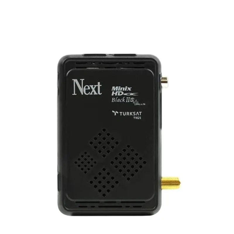 Next Minix HD Black 2 + Plus Digital HD Satellite Receiver MPEG4 HD Plug and Play Satellite Receiver with TIES