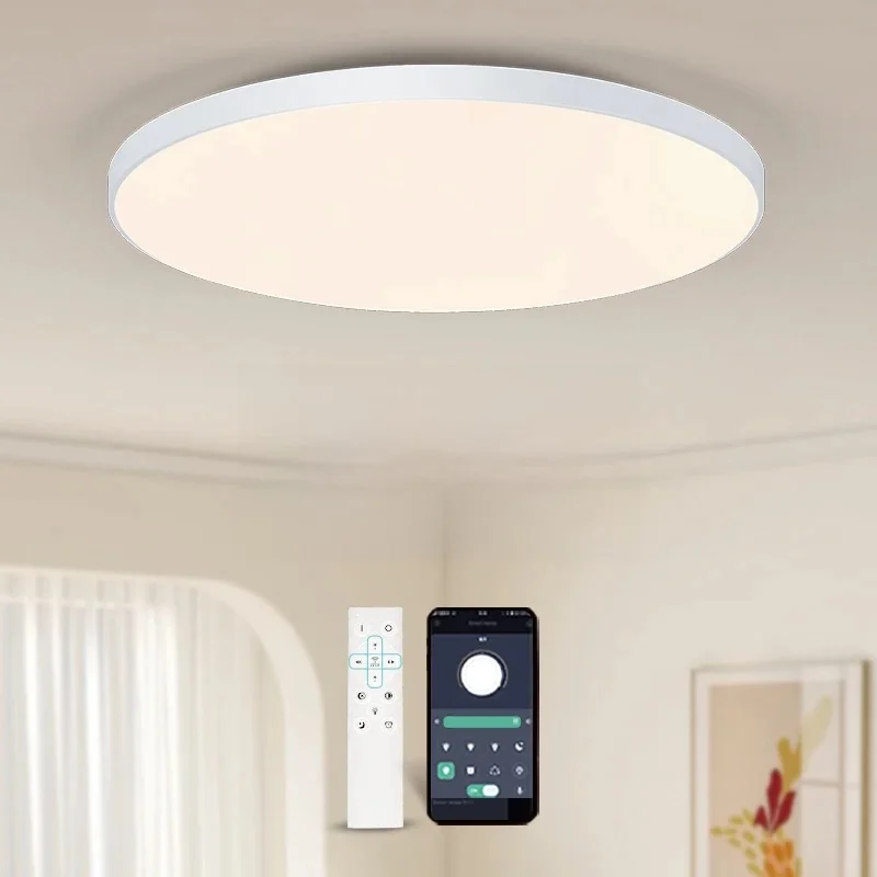 MARPOU Smart ceiling lamp led lamp for bedroom Large Ceiling Lamps Led Lights with Remote control Dimmable led lights for room