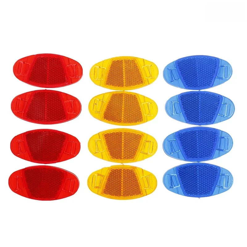 AliExpress GUOMUZI 4Pcs/set Bicycle Mountain Bike Spoke Reflector Safety Warning Light Wheel Rim Reflective Mount