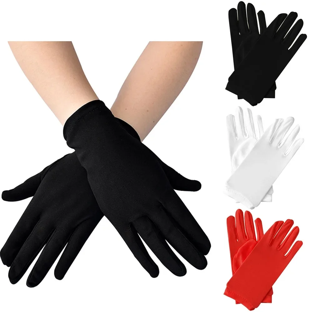 Gants de mode pour femmes, protection solaire pour printemps et été, fins, couleur unie, pour spectacle de cérémonie, danse, gants de conduite respirants
