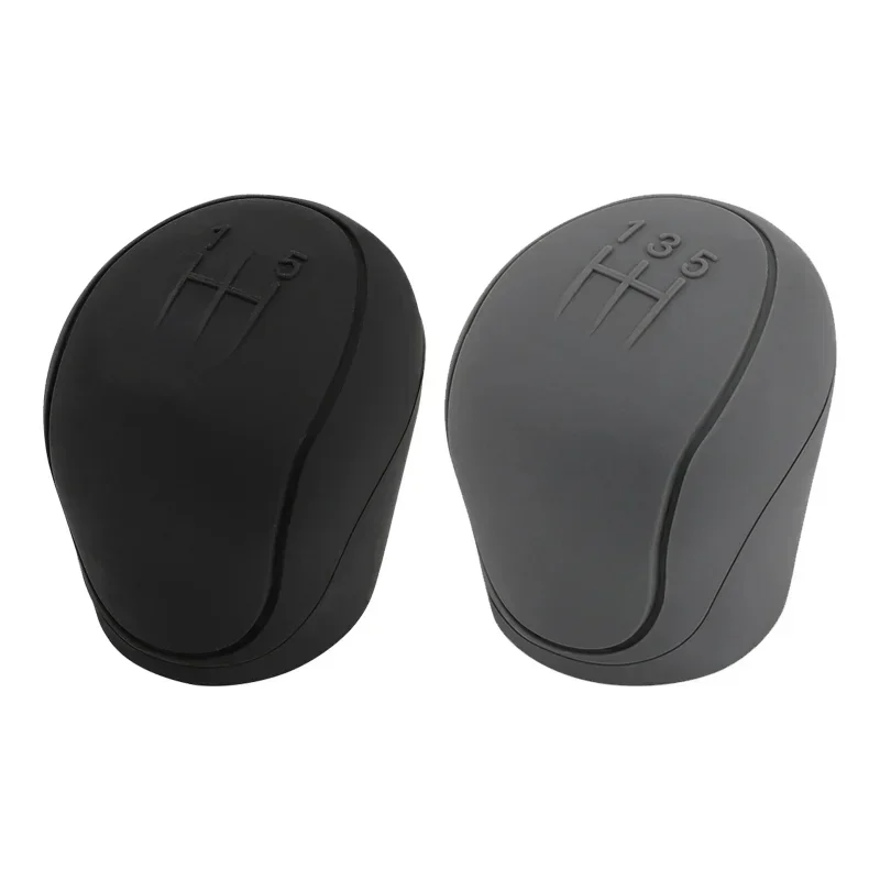 Capa de silicone para botão de mudança de marcha manual de carro, capa antiderrapante com alça