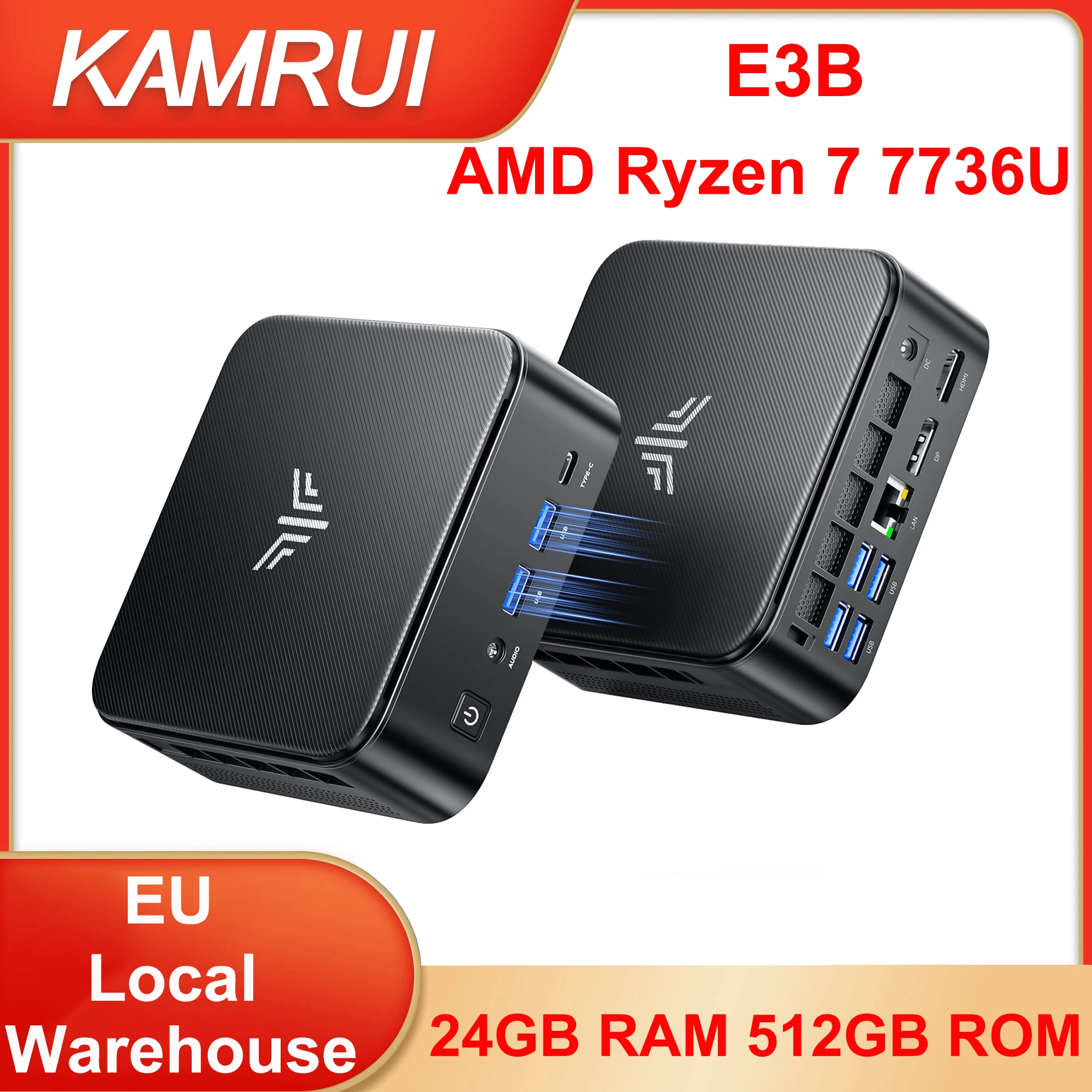 Mini PC KAMRUI E3B Ryzen 7