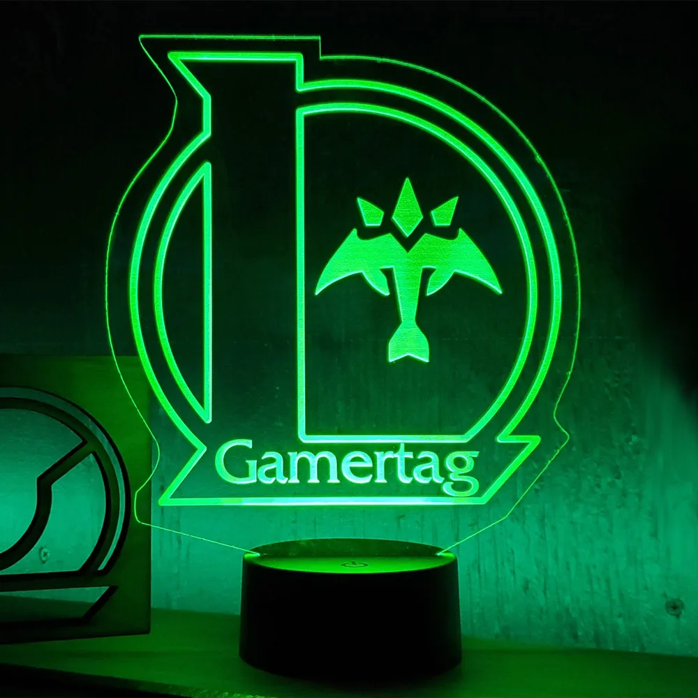 

Custom Gamertag Username for LOL Neon Sign Lamp Personalized Mage/Marksman/Assassin/Tank 3D LED Night Light For Game Room Decor