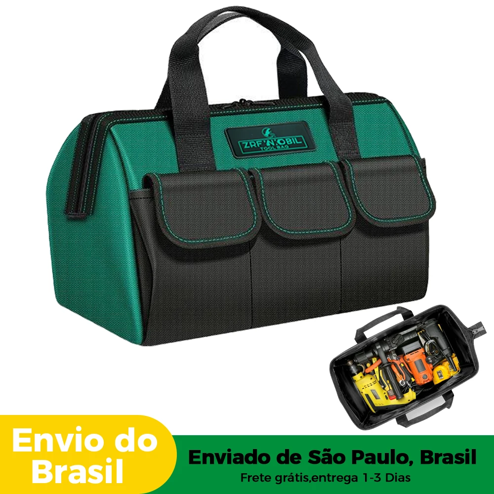 Bolsa de Ferramentas para Eletricista, Organizador de Instrumentos, Bolsa de Trabalho para Armazenamento de Conjunto de Chaves