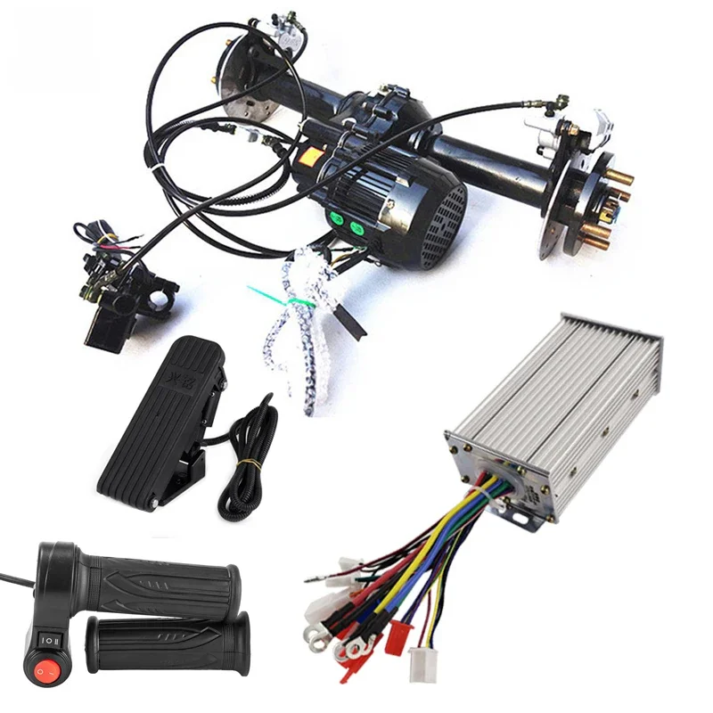 Hinter achs motor für elektrisches Dreirad, Hochleistungs-Gleichstrom, separater bürstenloser Differential motor, 90cm, 48V, 60V, 500W-1200W.