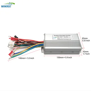 Elektrofahrrad bürstenloser Motor Controller, Universal Controller mit LCD -Geschwindigkeitsanzeige, 36 V, 48 V, 60 V, 500W, 30A -Drosselklappe, 30A 10 Hauptverkaufsmotor Elektrofahrrad 60 V - №1