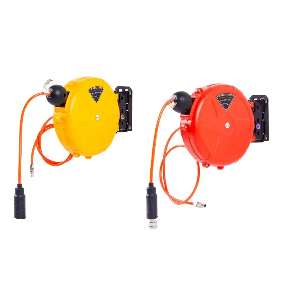 

Retractable Air Hose Reel Auto Rewind Enclosed Air compressor hose reel for workshops, garages, car repair shops Garden Cleaning