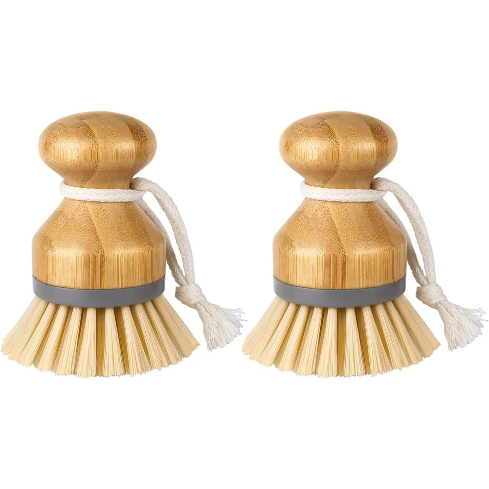Dish Brush Bamboo - Cepillo para lavar platos, cepillo para