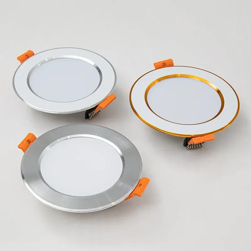 LED-Downlight 220V 3-Farben Dimmbares LED-Downlight 5W 7W 9W 12W 15W Einbau-LED-Deckenleuchte