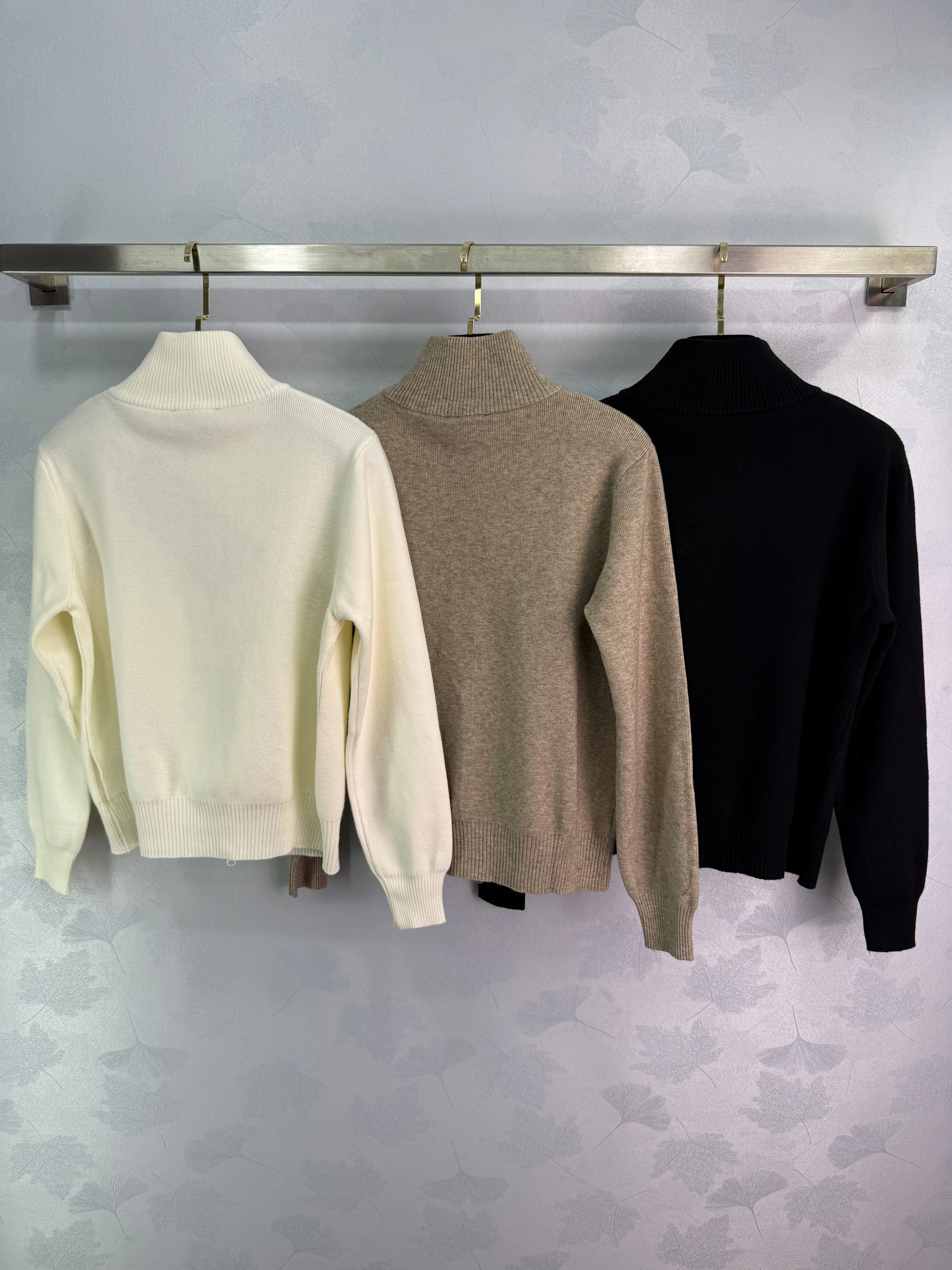 

Осень 2024, новый универсальный, непринужденный и ленивый наряд, куртка с вышивкой, вязаная куртка-кардиган 38