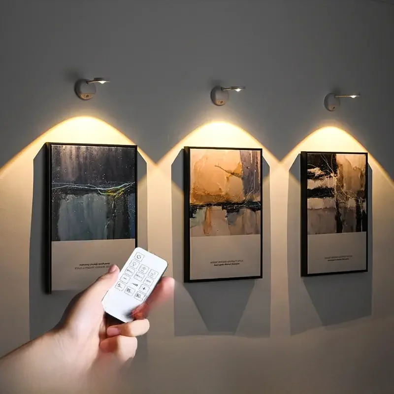 Luz noturna com sensor de movimento, sem fio, usb, led para cozinha, quarto, mural, sala de estar,