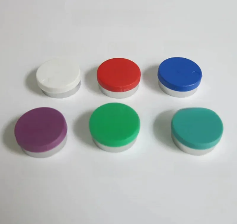 100 x 20 mm Centrum wtrysku Błyszcząca plastikowa nakładka na łzy Boczna aluminiowo-plastikowa nakładka na lekarstwa — zdjęcie 2
