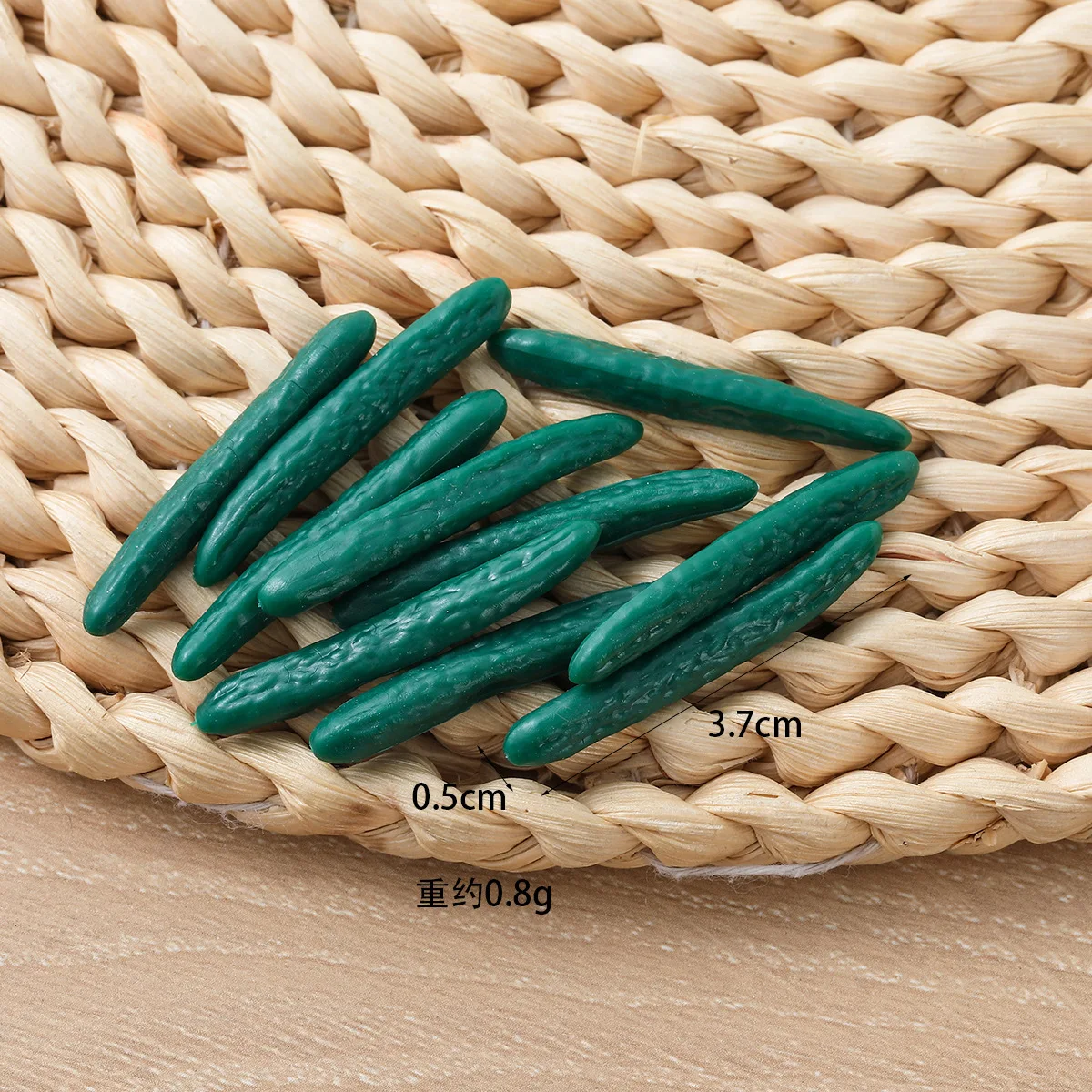 10 Stück Mini Künstliches Gemüse Chili Kohl Edamame Gurke und so weiter – Heimküchen-Dekoration, Feiertagsgeschenk – Detail 11