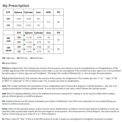 Imagen 2 del producto 20 Gafas con costo adicional Enlace de diferencia de precio