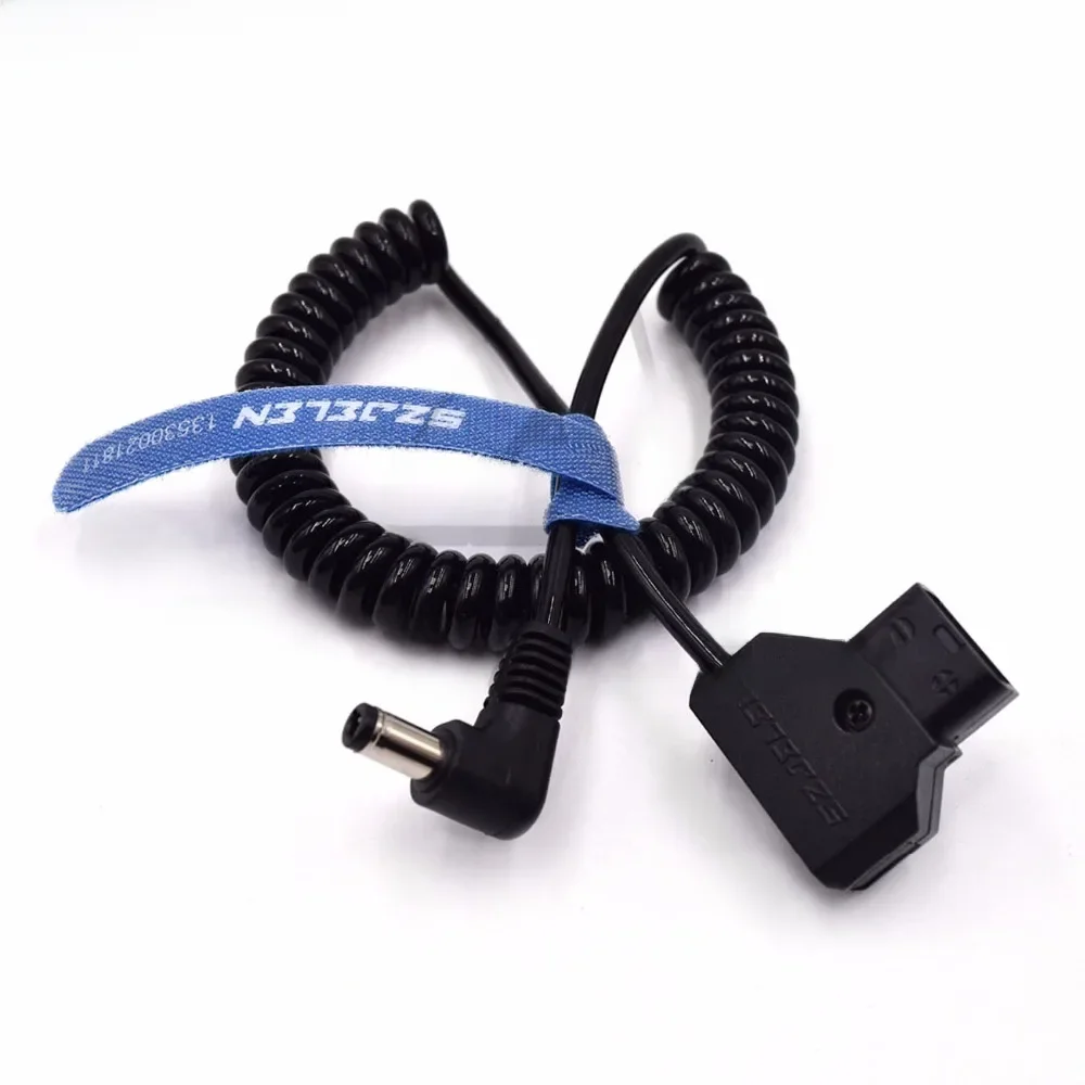 Kabel D-Tap męski do kąta prostego DC 5,5x2,5 mm do aparatu DSLR Rig Power V-Mount Anton, przewód monitora aparatu — zdjęcie 2