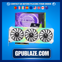 USED RTX 3080 10GB Graphics Card GDDR6X 320 Bit PCI-E 4.0x16 8+8Pin NVIDIA GPU RGB Lighting Gaming Video Card Placa De Video