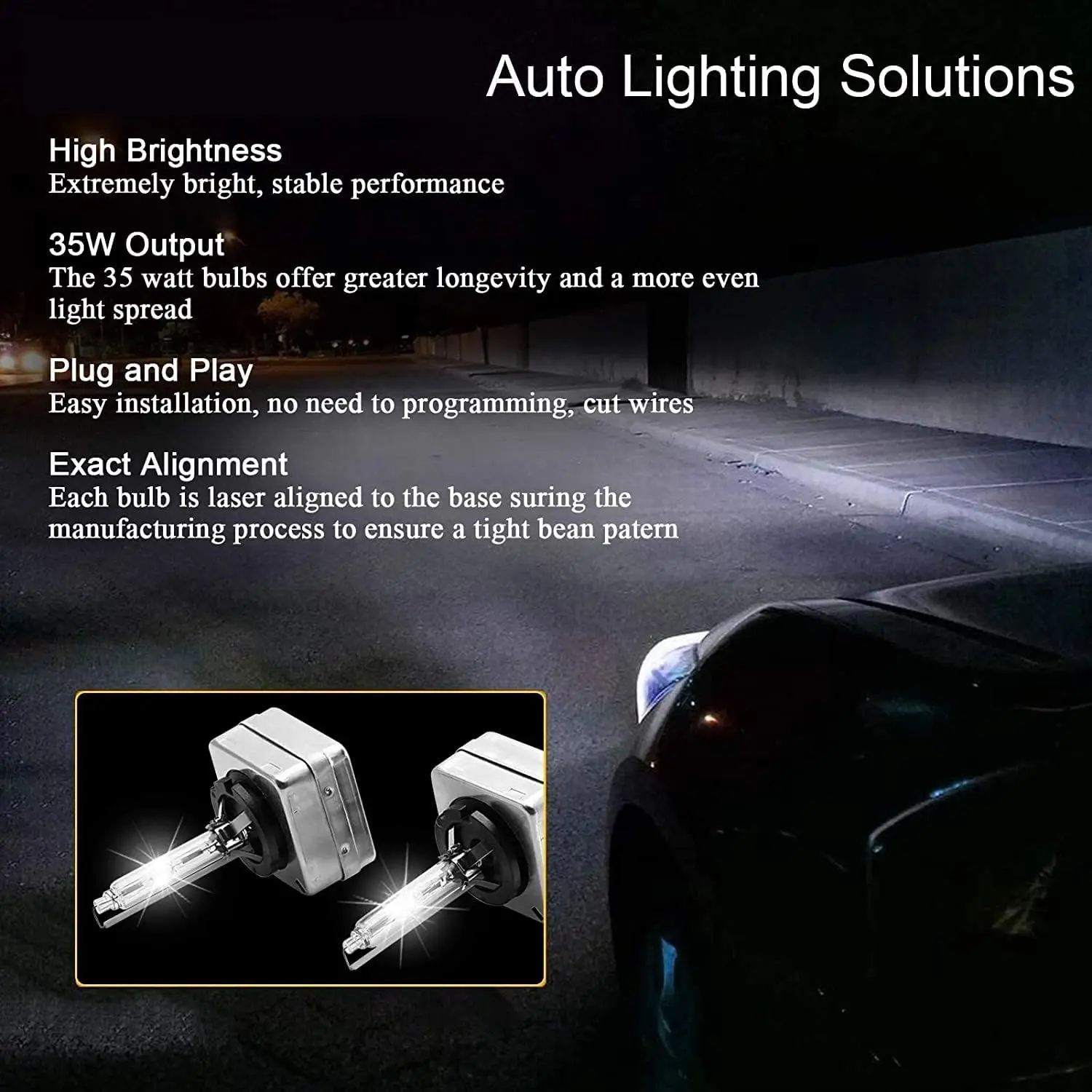 2x For 2002 2003 2004 2005 2006 Porsche Cayenne 955 High Bright HID Xenon Head Lamp Bulbs 6000K 8000K 10000K D1S 35W Headlights