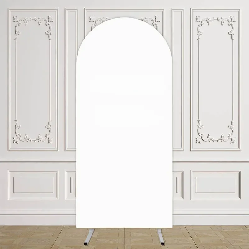 Mehofond Gepersonaliseerde Gebogen Achtergrond Aangepaste Bruiloft Kids Verjaardagsfeestje Baby Douche Achtergrond Dubbelzijdig Fotostudio Props - afbeelding 2