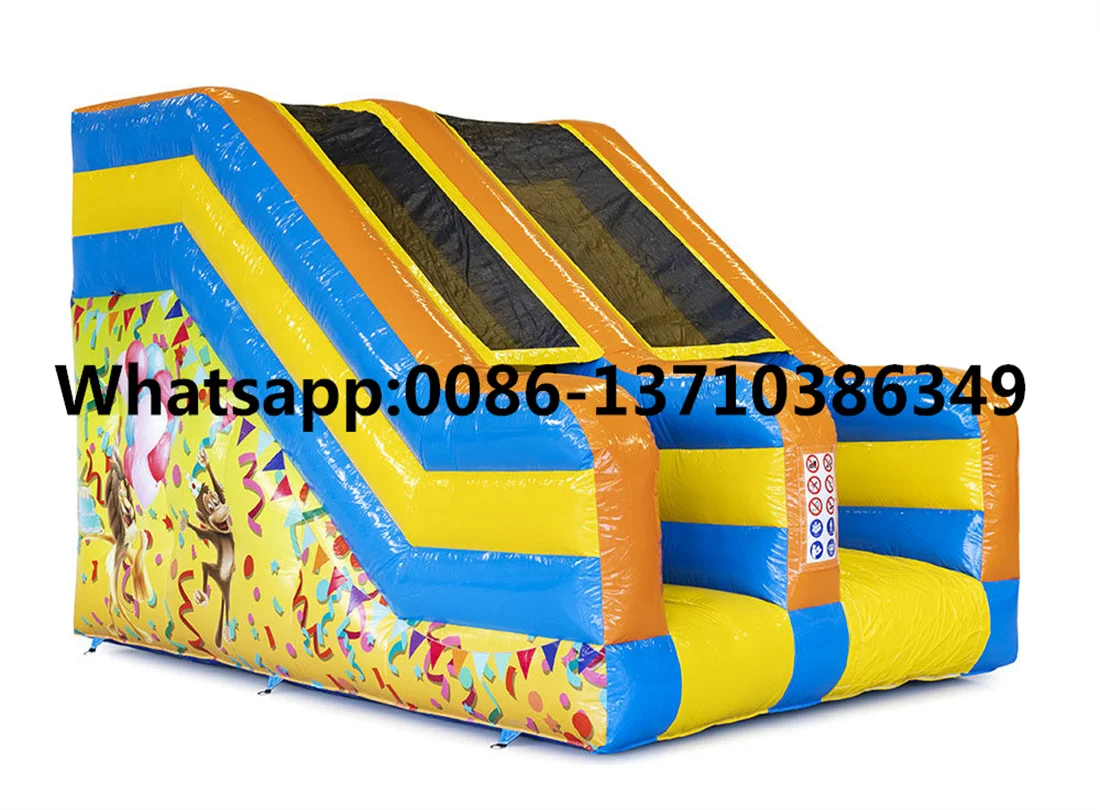 

Commercial hot-selling outdoor jungle animal inflatable slide castle park BD-113