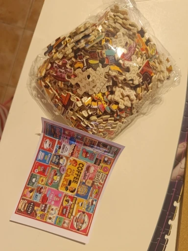 Jigsaw Puzzles for Adults 1000/500/300pcs Coffee & Cake Wooden Puzzles for Gameroom Bedroom Home Decor Birthday Party Gift photo review