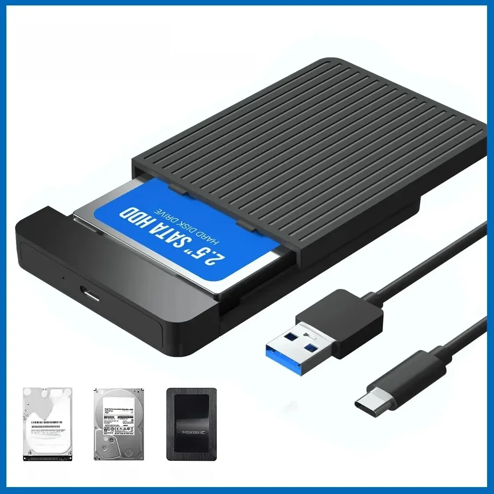 2.5 HDD/SSD Case SATA naar USB 3.1/3.0 Adapter Case 6gbps HD Externe Harde Schijf Behuizing Box voor Schijf HDD Type USB-C Behuizing - afbeelding 2