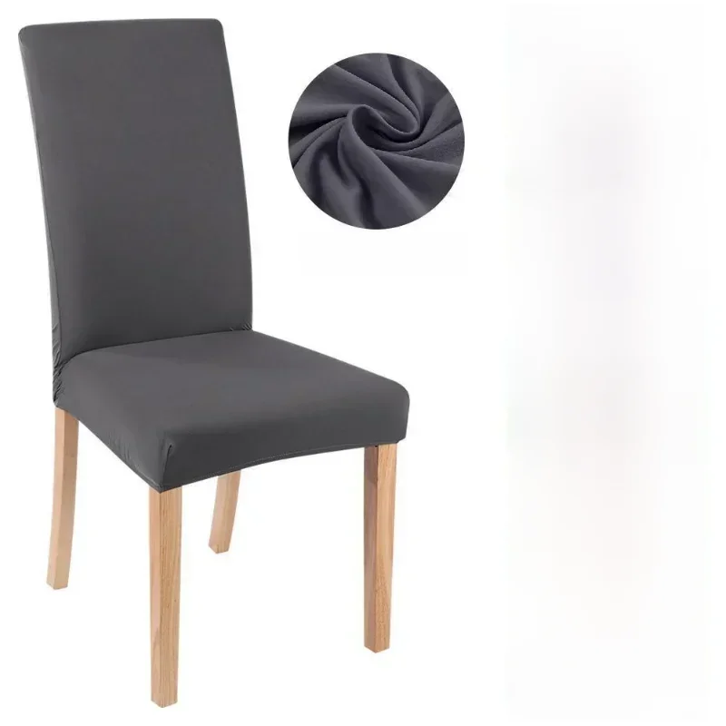 Elastischer, einfarbiger, verstellbarer Stuhlbezug, Spandex-Stretch-Schonbezüge, Stuhl-Sitzbezüge, Küche, Esszimmer, Hochzeit, Bankett, Zuhause
