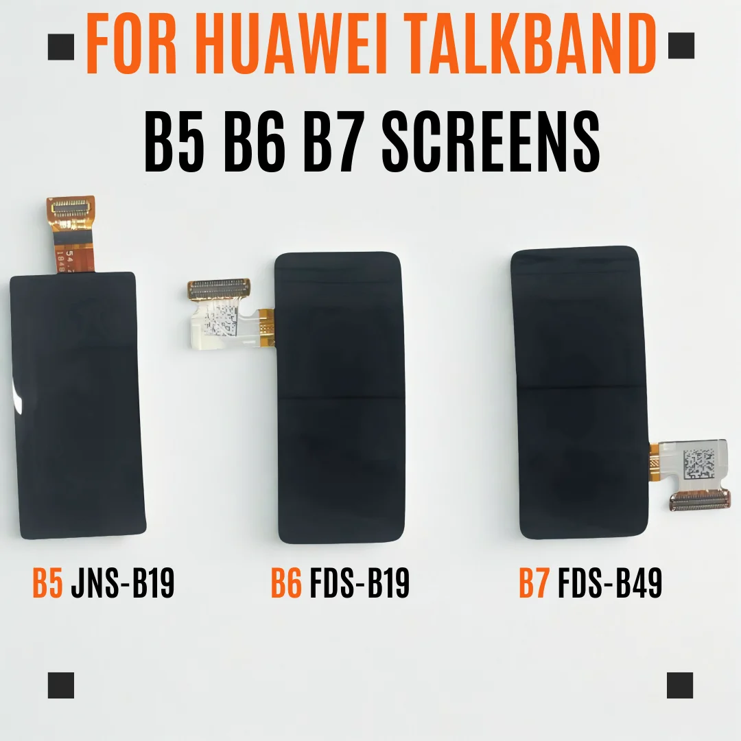 Оригинальный ЖК-дисплей для Huawei TalkBand B5 B6 B7, дигитайзер сенсорного экрана в сборе, замена для Huawei TalkBand B6 B7
