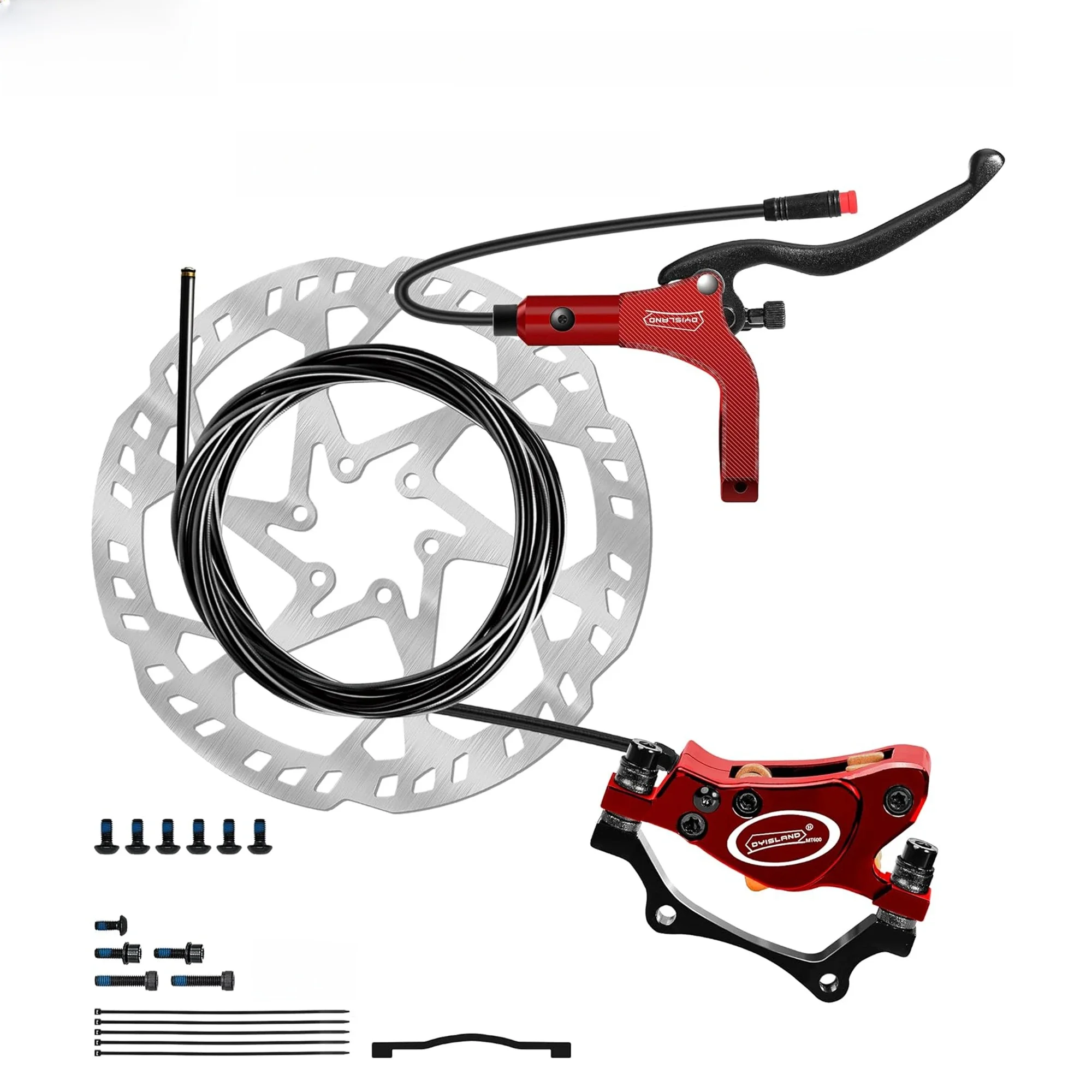 AliExpress NONE DYISLAND LD-200Plus 2Piston E-Bike Hydraulic Disc Brake Right Rear Left Front Brake Single Kit With 2PIN Connector